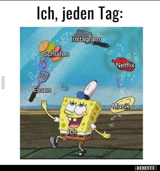 Ich, jeden Tag: