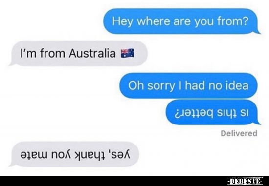 Man muss sich ja anpassen..