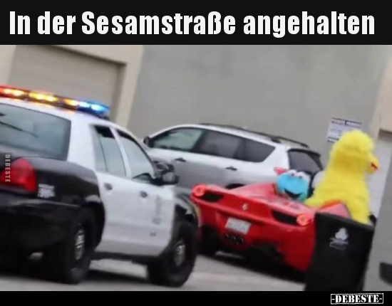 In der Sesamstraße angehalten.. - Lustige Bilder | DEBESTE.de