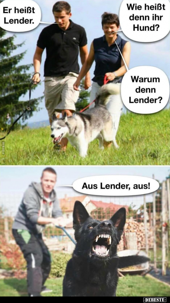 Wie heißt denn ihr Hund?.. - Lustige Bilder | DEBESTE.de