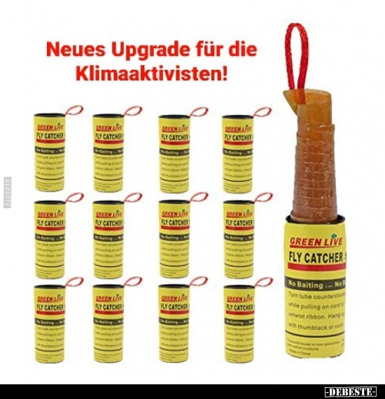 Neues Upgrade für die Klimaaktivisten!.. - Lustige Bilder | DEBESTE.de