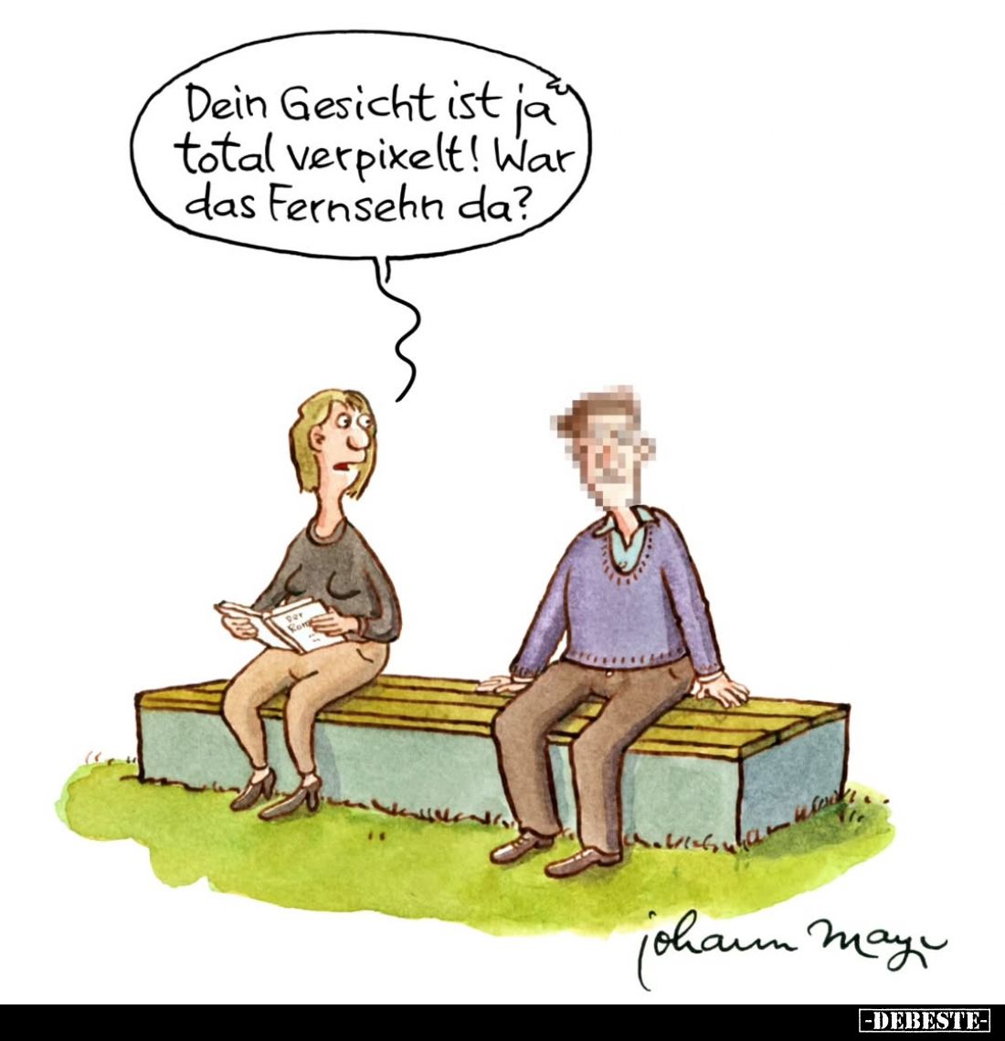 Dein Gesicht ist ja total verpixelt!... - Lustige Bilder | DEBESTE.de