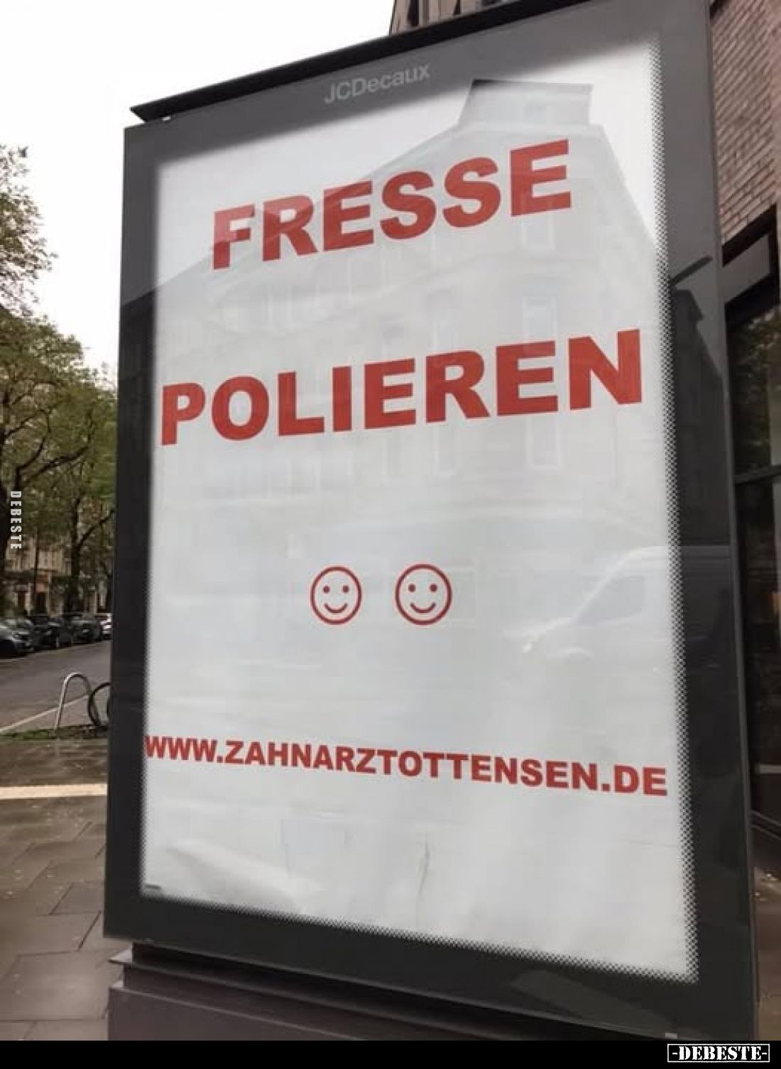 Fresse
polieren.