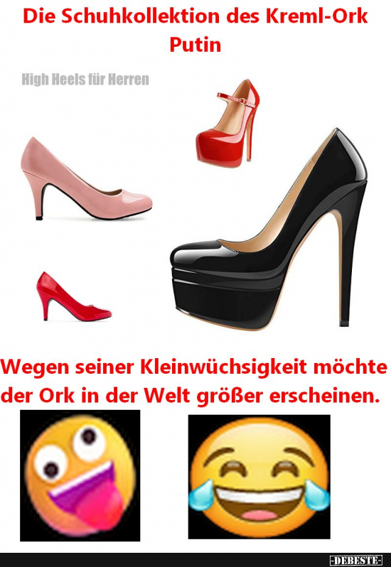 Putin und seine Schuhkollektion - Lustige Bilder | DEBESTE.de