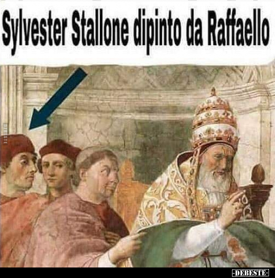 Sylvester Stallone diginto da Raffaelo.. - Lustige Bilder | DEBESTE.de