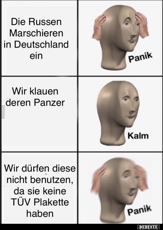 Die Russen Marschieren in Deutschland ein