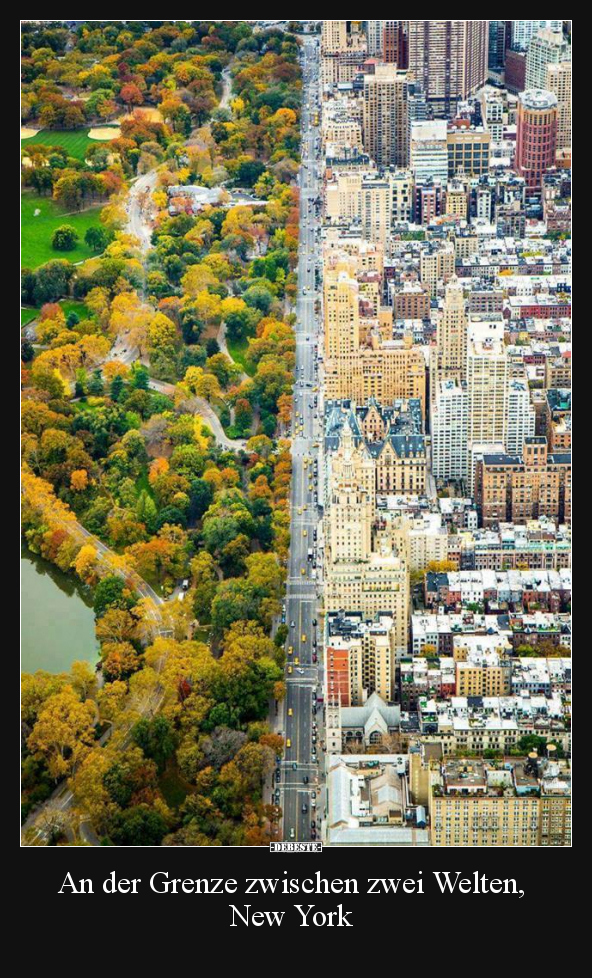 An der Grenze zwischen zwei Welten, New York.. - Lustige Bilder | DEBESTE.de