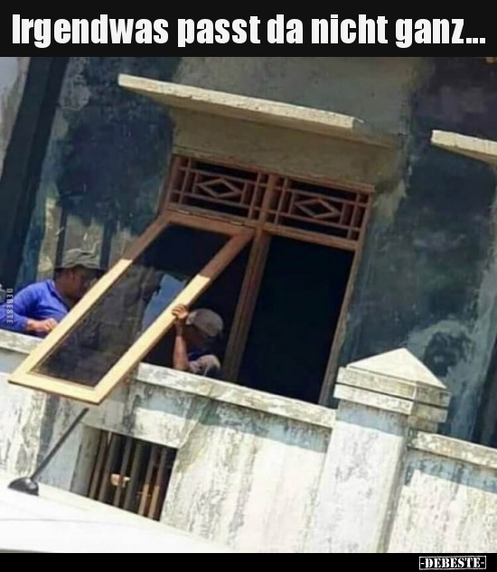 Irgendwas passt da nicht ganz...