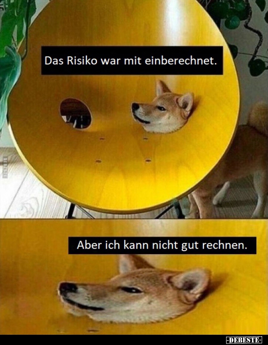 Das Risiko war mit einberechnet...