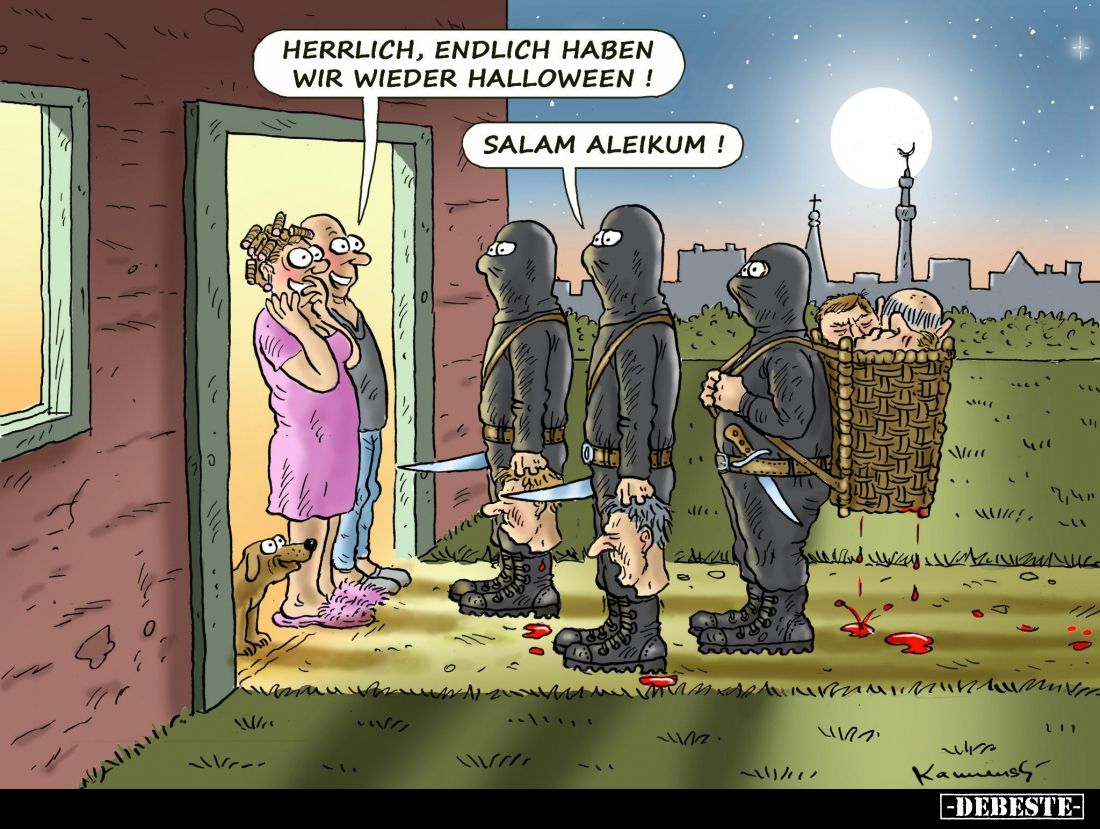 Herrlich, endlich haben wir wieder Halloween! -
Salam Aleikum!