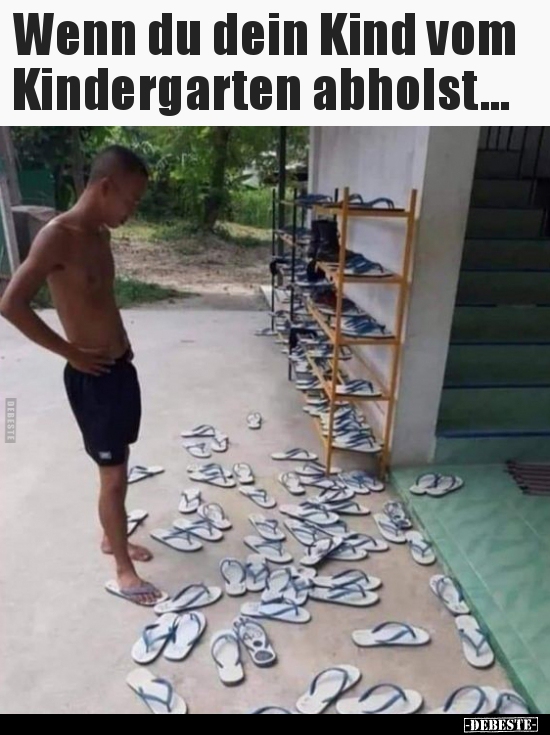 Wenn du dein Kind vom Kindergarten abholst...