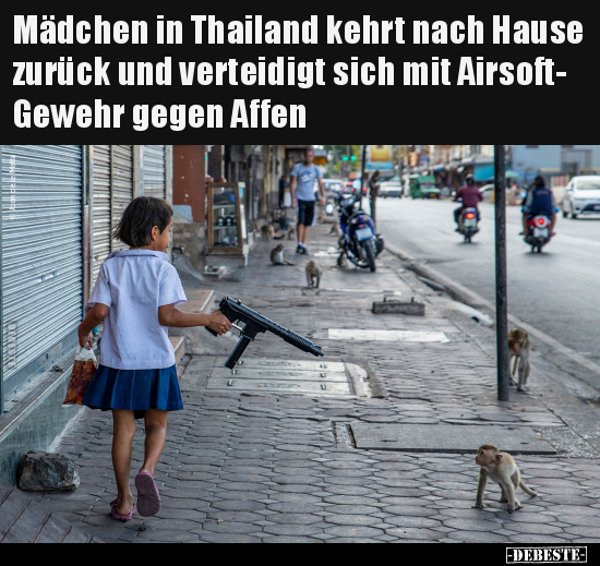 Mädchen in Thailand kehrt nach Hause zurück und verteidigt.. - Lustige Bilder | DEBESTE.de