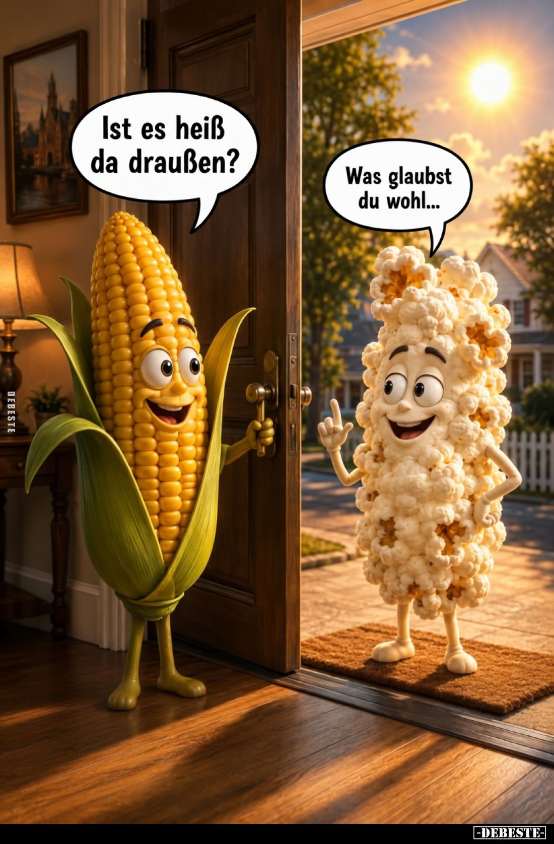 Ist es heiß da draußen?

Was glaubst du wohl...