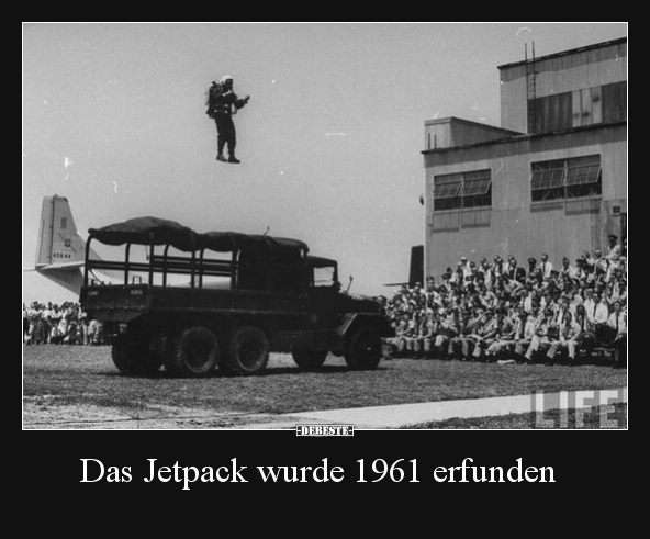 Das Jetpack wurde 1961 erfunden