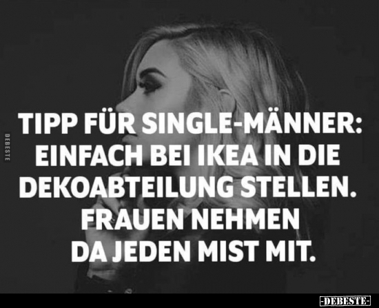 Tipp für Single-Männer.. - Lustige Bilder | DEBESTE.de