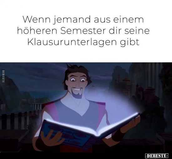 Wenn jemand aus einem höheren Semester.. - Lustige Bilder | DEBESTE.de