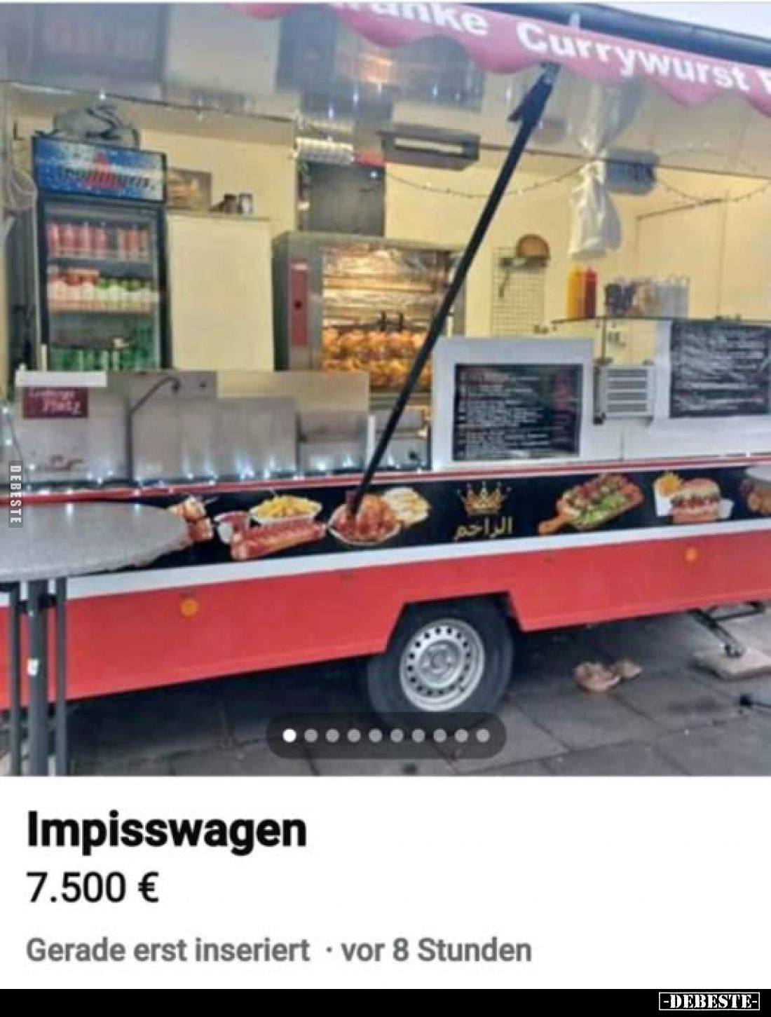 Impisswagen
7.500 €
Gerade erst inseriert vor 8 Stunden