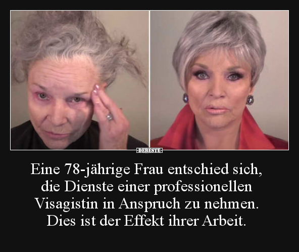 Eine 78-jährige Frau entschied sich, die Dienste einer.. - Lustige Bilder | DEBESTE.de