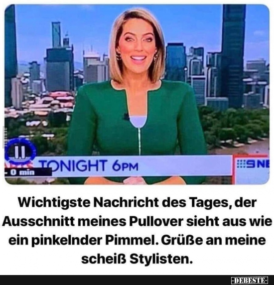 Wichtiste Nachricht des Tages, der Ausschnitt meines Pullover.. - Lustige Bilder | DEBESTE.de