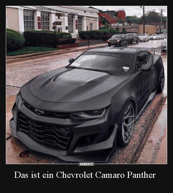 Das ist ein Chevrolet Camaro Panther.. - Lustige Bilder | DEBESTE.de