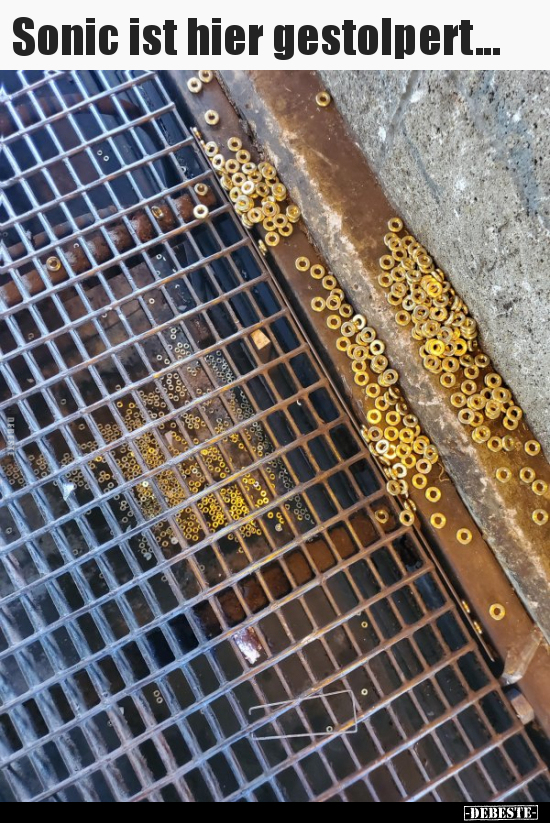 Sonic ist hier gestolpert...
