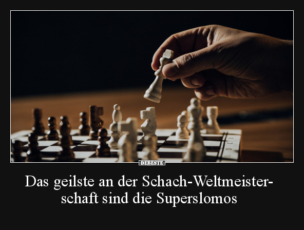 Das geilste an der Schach-Weltmeisterschaft.. - Lustige Bilder | DEBESTE.de