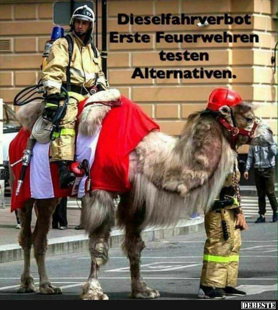 Dieselfahrverbot.. Erste Feuerwehren testen Alternativen.. - Lustige Bilder | DEBESTE.de