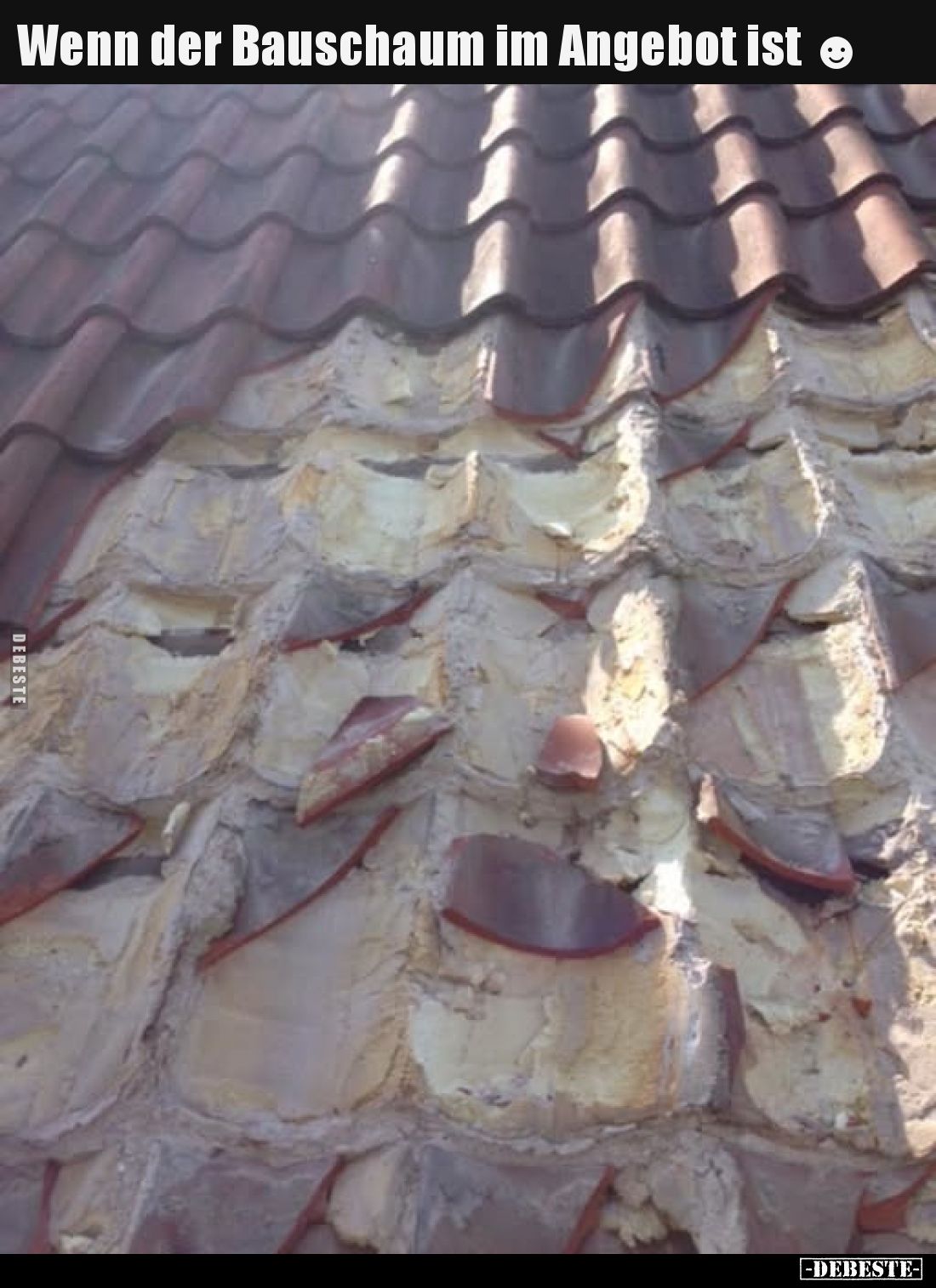 Wenn der Bauschaum im Angebot ist.