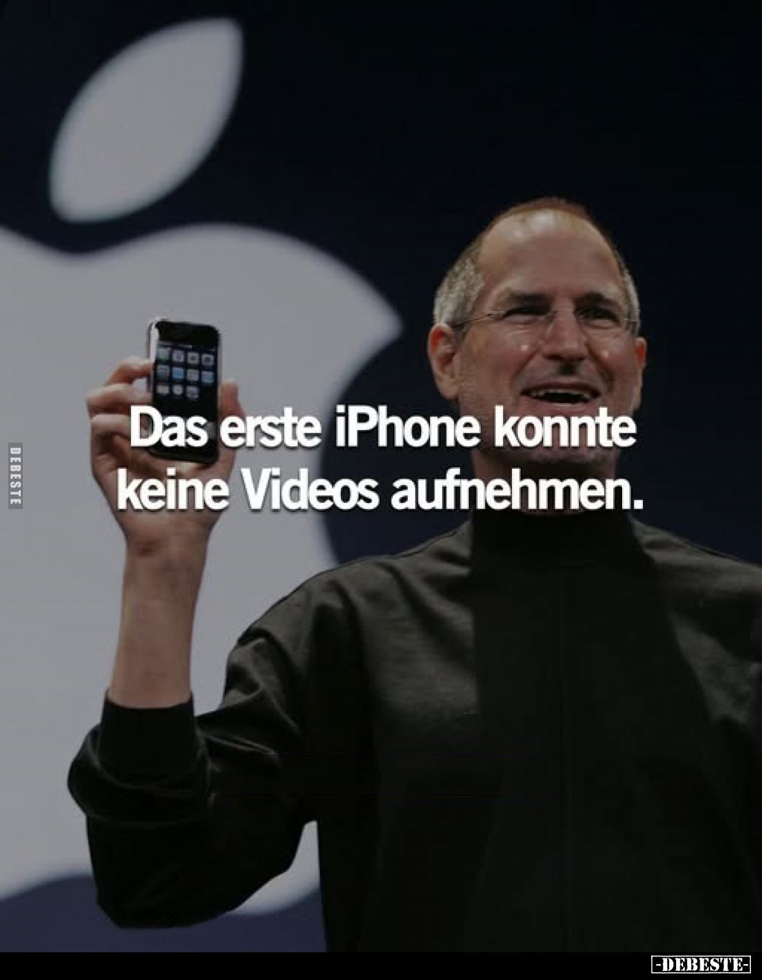 Das erste iPhone konnte keine Videos aufnehmen.