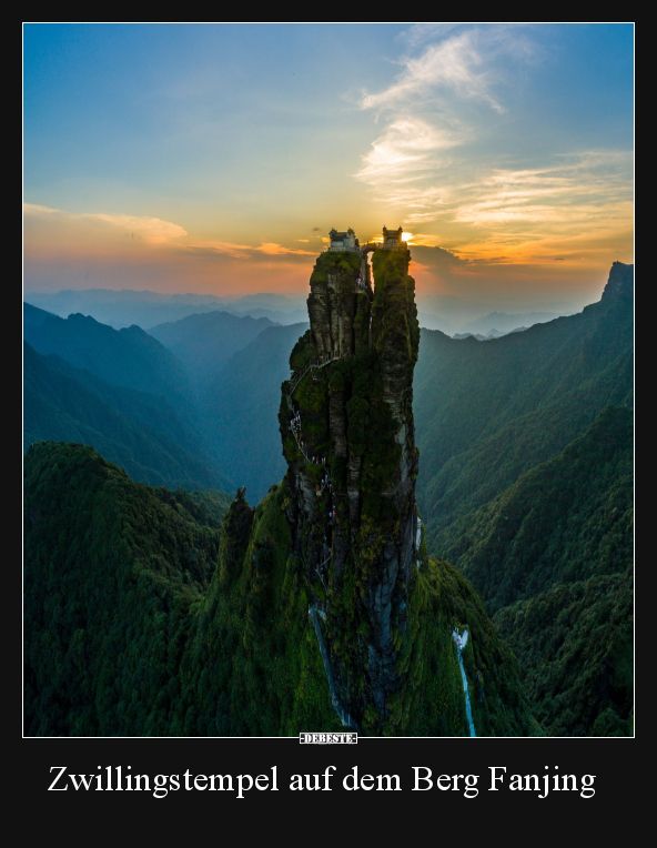 Zwillingstempel auf dem Berg Fanjing..