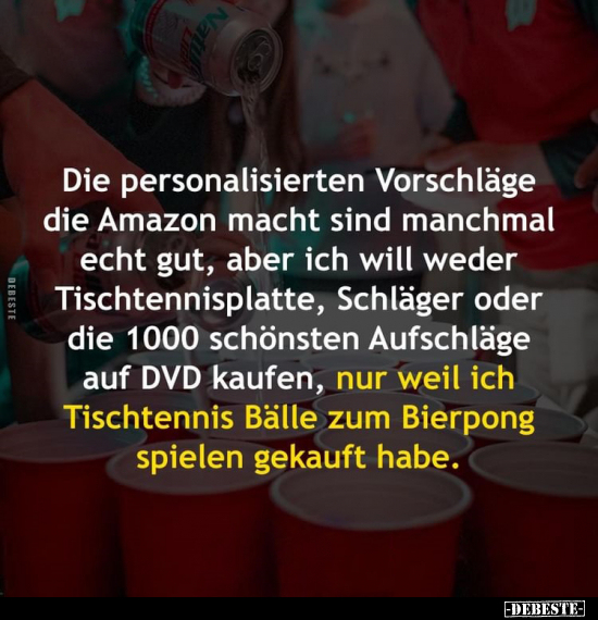 Die personalisierten Vorschläge die Amazon.. - Lustige Bilder | DEBESTE.de