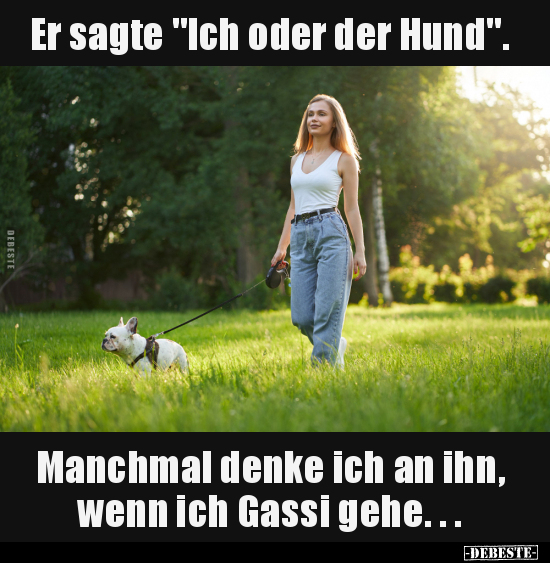 Er sagte "Ich oder der Hund"... - Lustige Bilder | DEBESTE.de