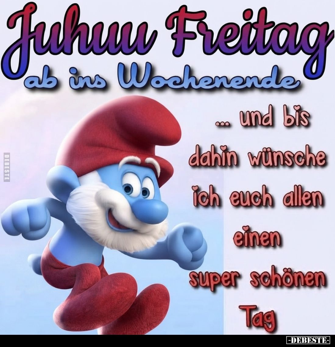Juhuu Freitag ab ins Wochenende
... und bis dahin wünsche ich euch allen einen super schönen Tag
Czy chciałbyś również otrz...