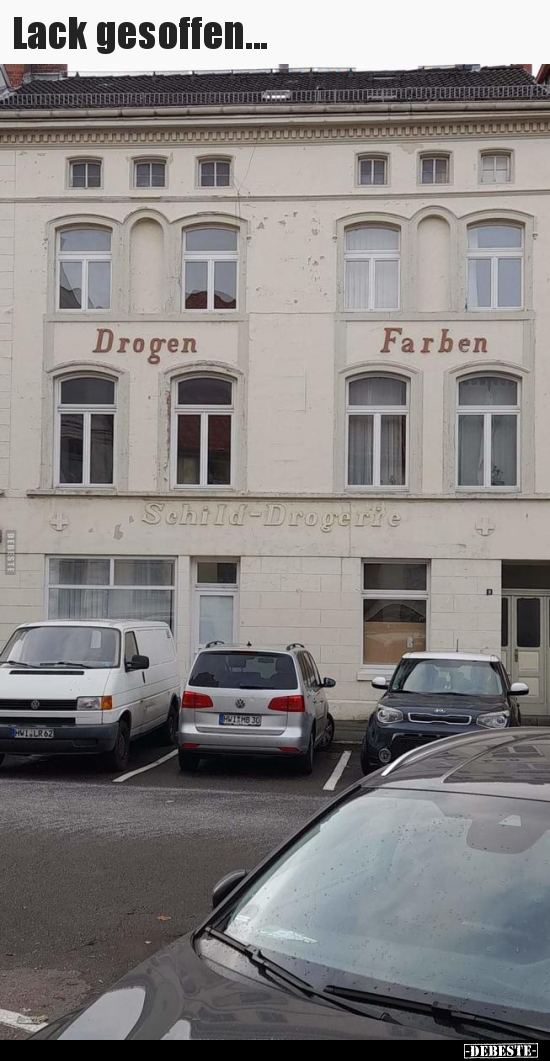 Lack gesoffen...