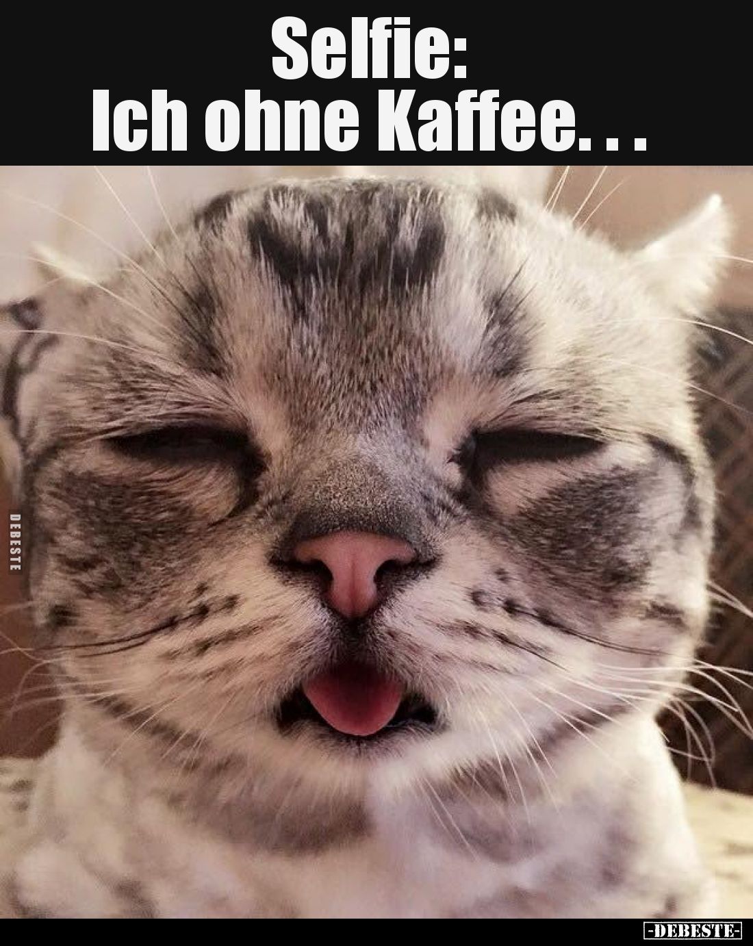 Selfie:
Ich ohne Kaffee....