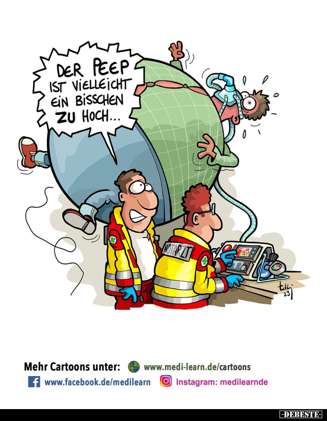 Der Peep ist vielleicht ein bisschen zu hoch...