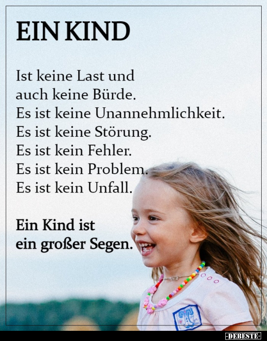 Ist keine Last und auch keine Bürde...