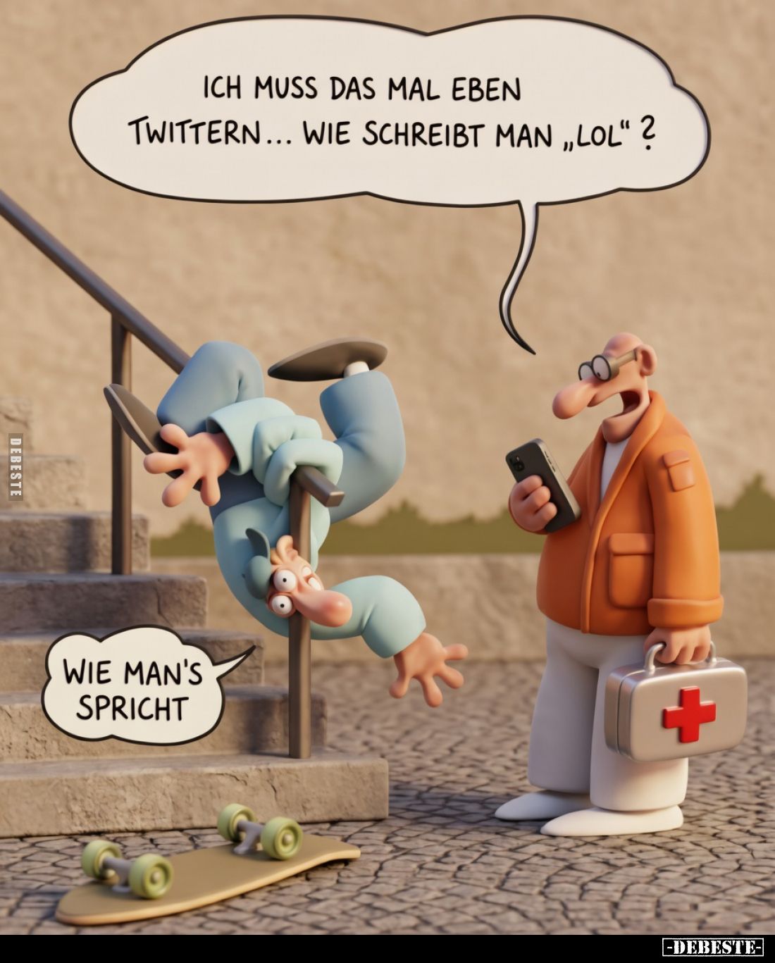 Ich muss das mal eben twittern... Wie schreibt man.. - Lustige Bilder | DEBESTE.de