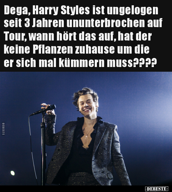 Dega, Harry Styles ist ungelogen seit 3 Jahren.. - Lustige Bilder | DEBESTE.de