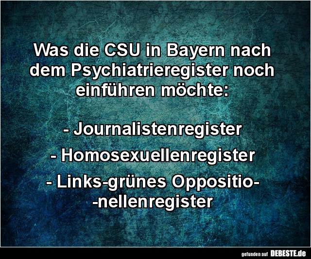 Was die CSU in Bayern nach dem... - Lustige Bilder | DEBESTE.de