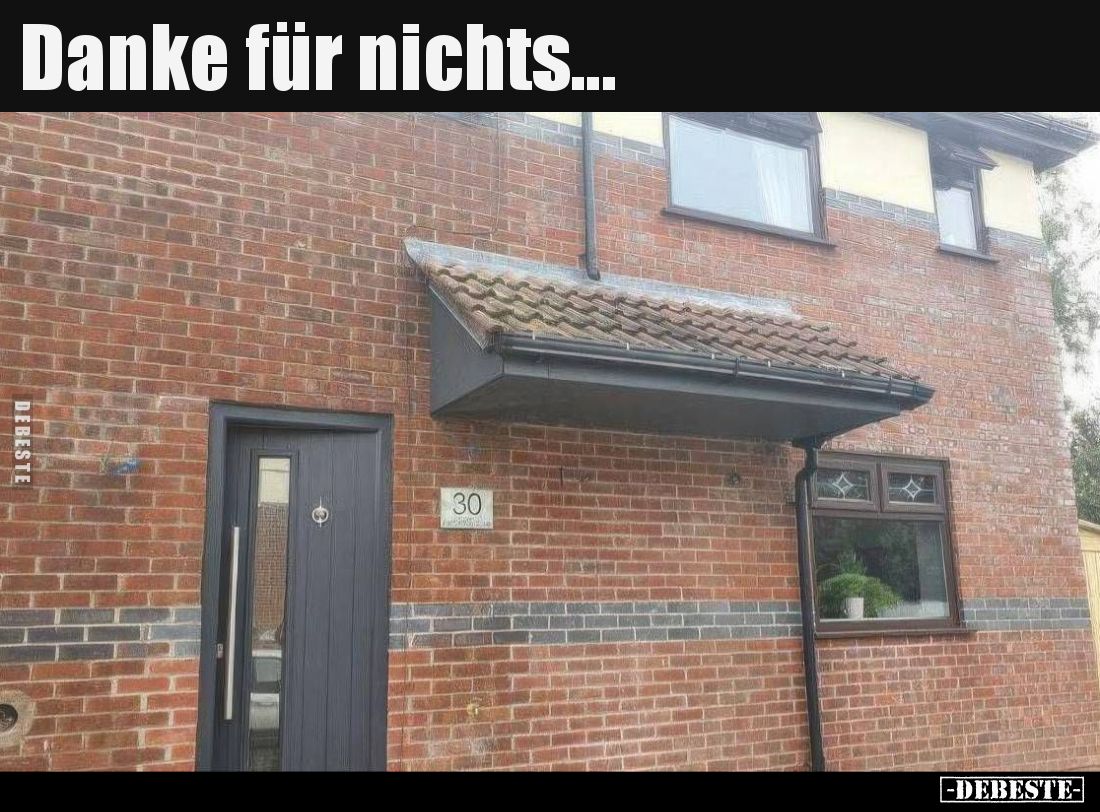 Danke für nichts...