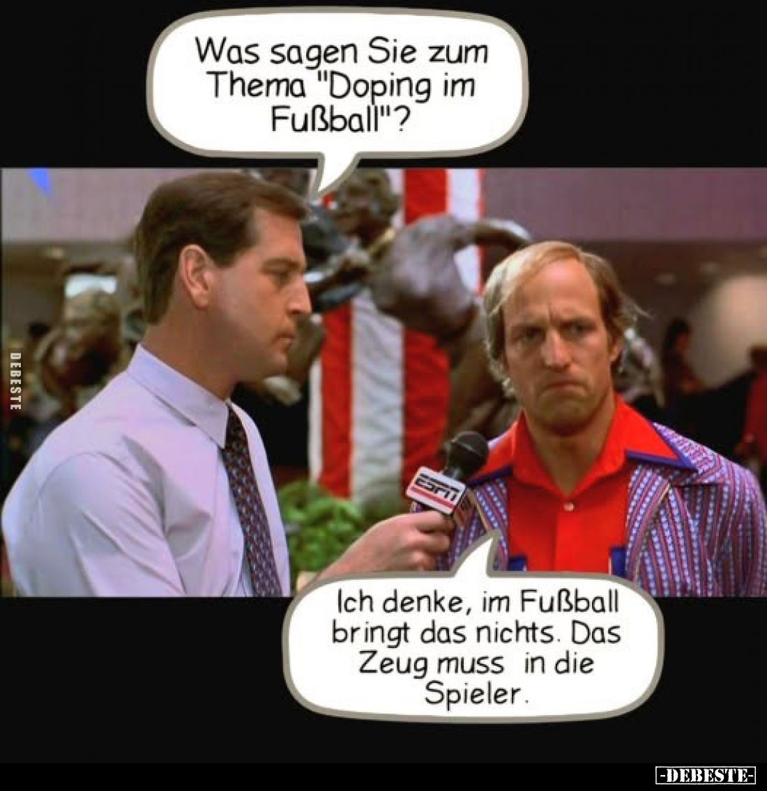 Was sagen Sie zum Thema "Doping im Fußball"?.. - Lustige Bilder | DEBESTE.de