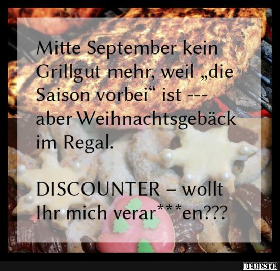 Mitte September kein Grillgut mehr, weil.. - Lustige Bilder | DEBESTE.de