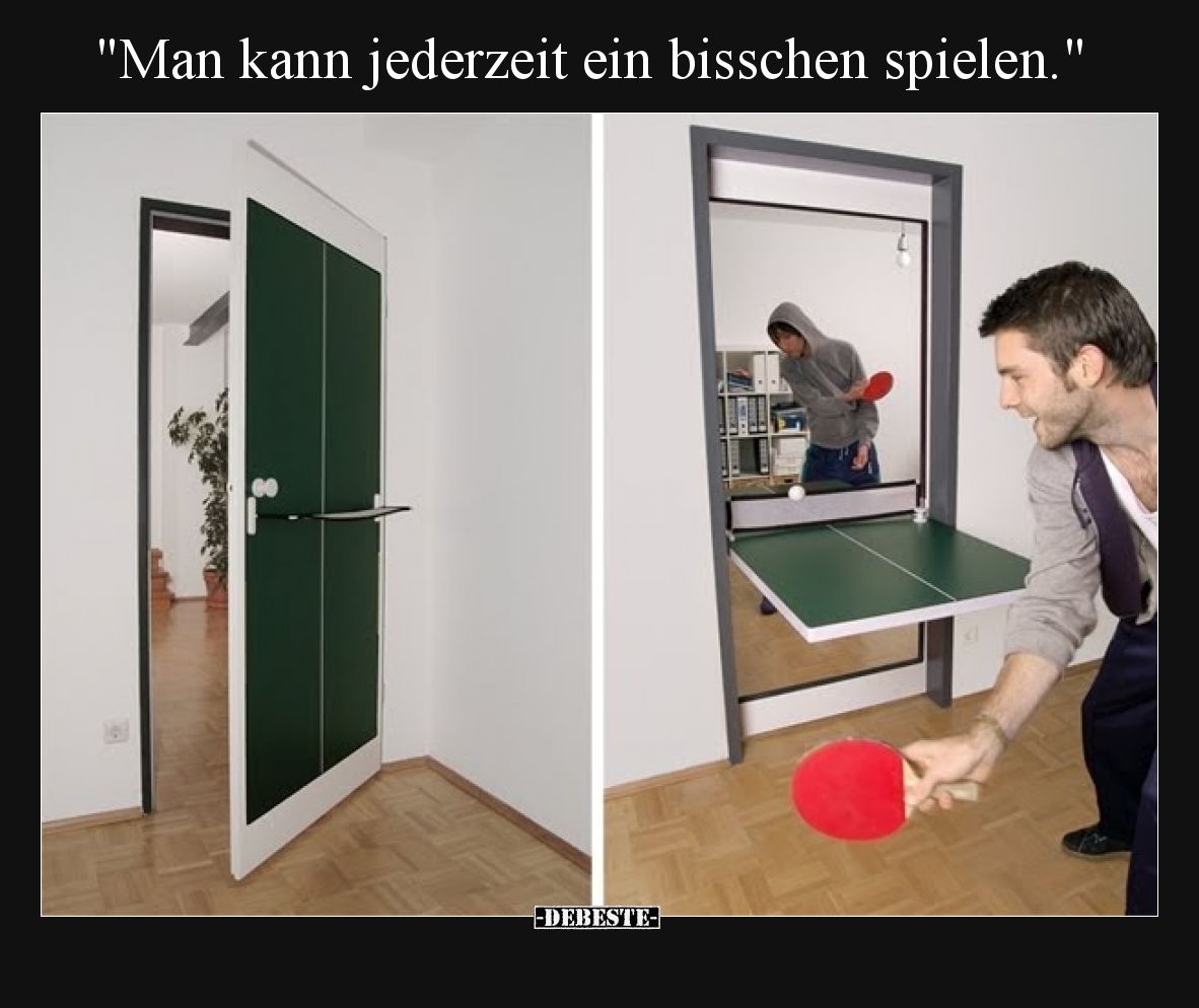 Man kann jederzeit ein bisschen spielen.