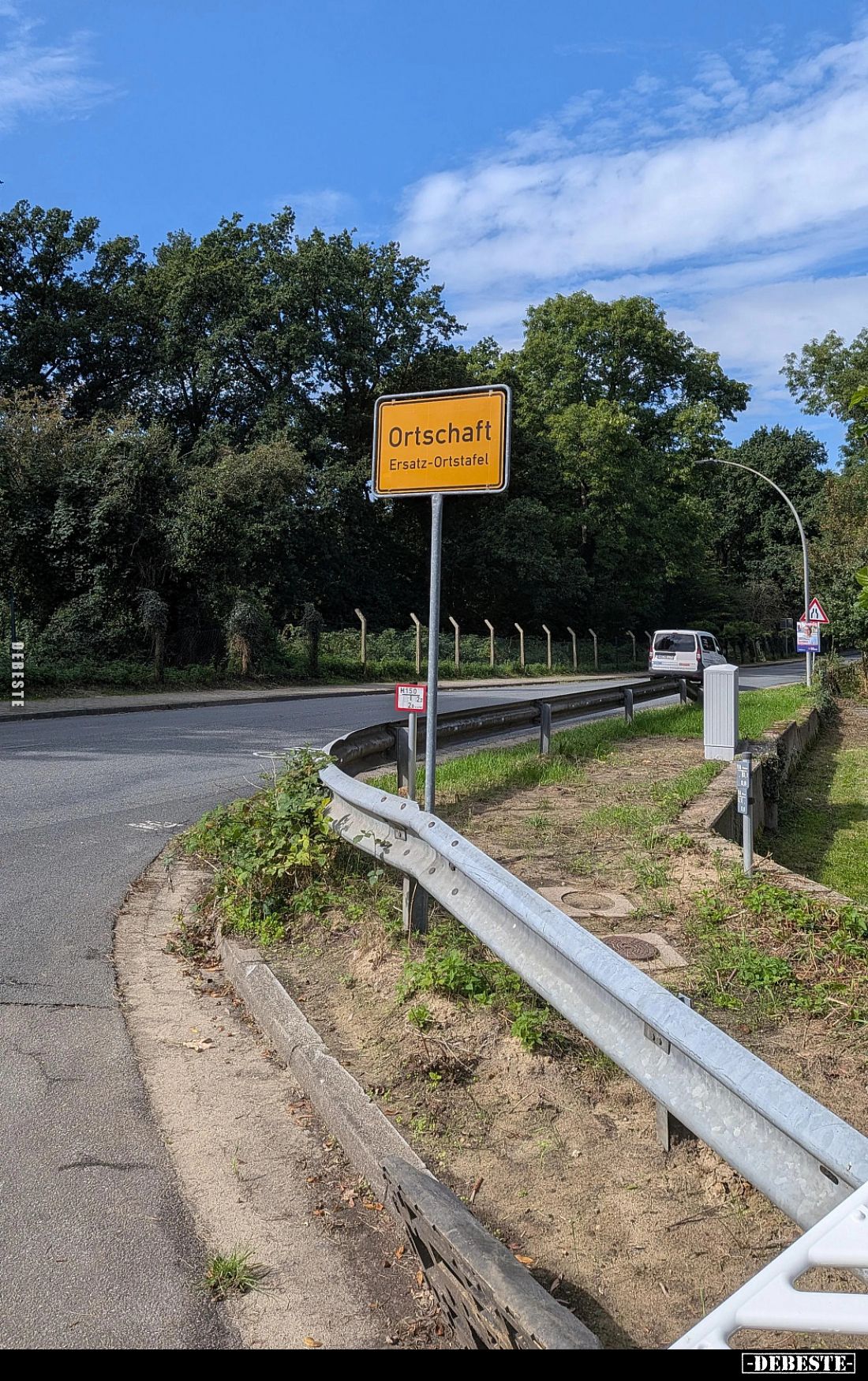Ortschaft -
Ersatz-Ortstafel