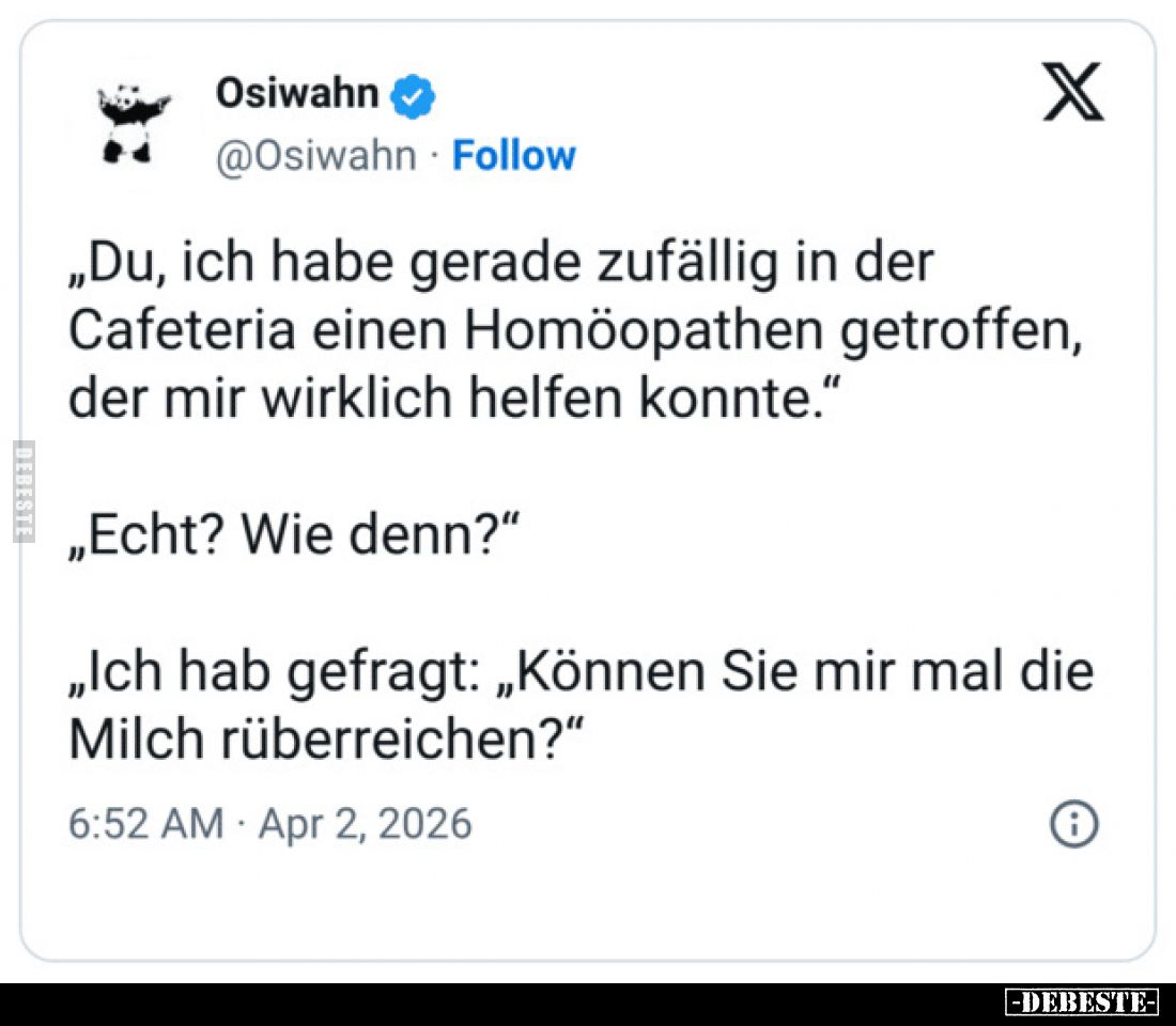 "Du, ich habe gerade zufällig in der Cafeteria einen.." - Lustige Bilder | DEBESTE.de
