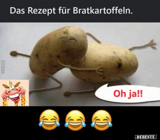 Das Rezept für Bratkartoffeln.. - Lustige Bilder | DEBESTE.de
