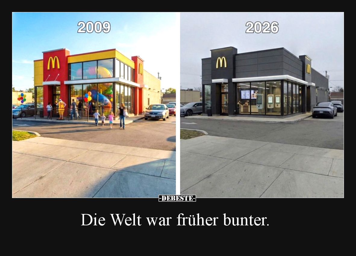 Die Welt war früher bunter... - Lustige Bilder | DEBESTE.de