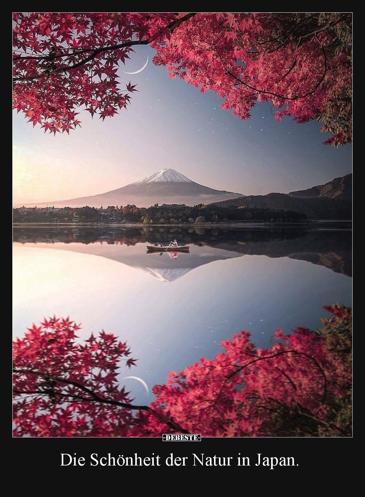 Die Schönheit der Natur in Japan.
