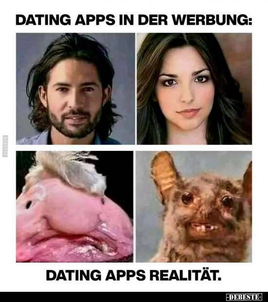 Dating Apps in der Werbung / Dating Apps Realität.. - Lustige Bilder | DEBESTE.de